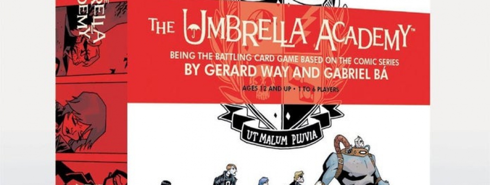 The Umbrella Academy se décline en jeu de cartes (avec les jolis dessins de Gabriel Bà)