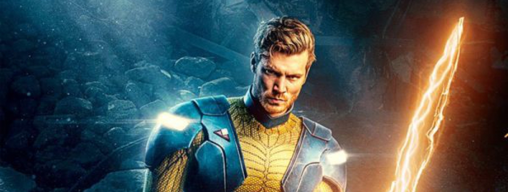 Derek Theler se montre en costume de X-O Manowar pour Ninjak vs the Valiant Universe