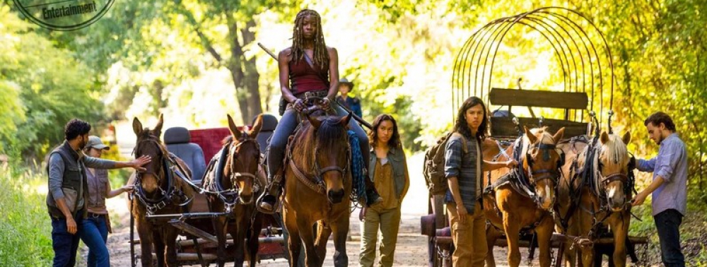 Ambiance western et cheveux longs sur les premières photos de The Walking Dead Saison 9