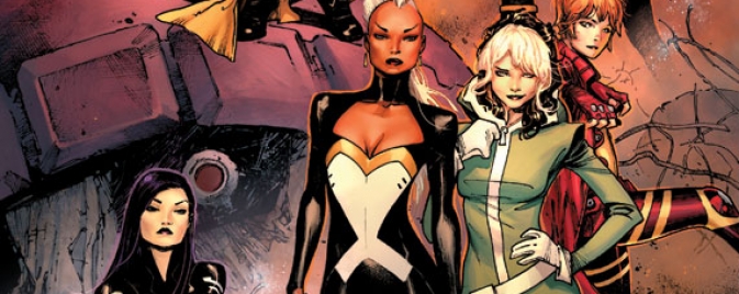 Quelques planches d'Olivier Coipel sur X-Men #2