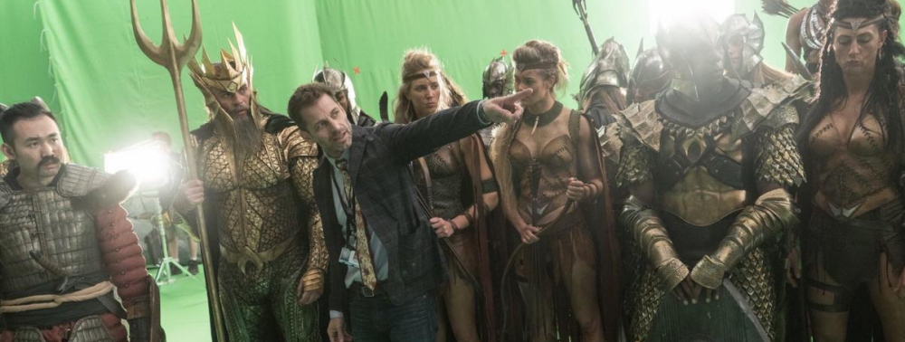 Zack Snyder s'entoure d'Atlantes et d'Amazones sur une nouvelle photo de Justice League