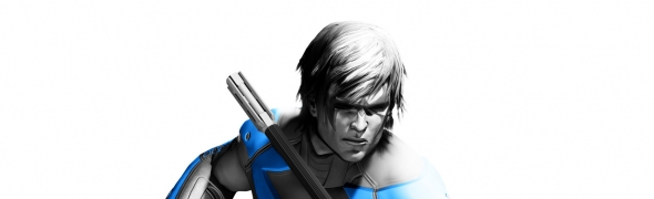 Nightwing en action dans Batman Arkham City