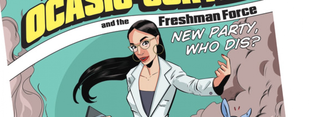Alexandria Ocasio-Cortez, femme politique américaine, devient une héroïne de comics