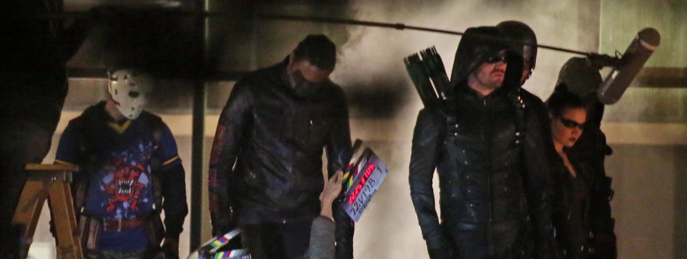 Arrow et ses potes passent à l'action sur des images de tournage de la saison 5