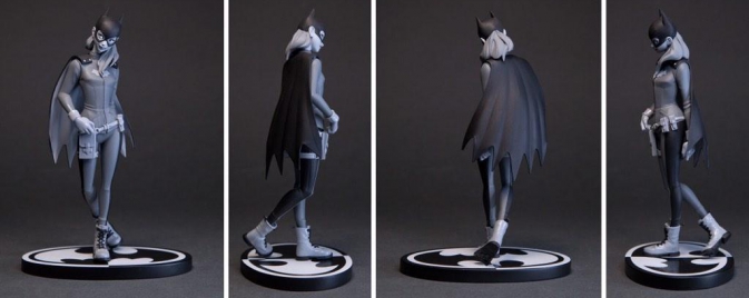 Des visuels pour la statuette Batgirl Black & White