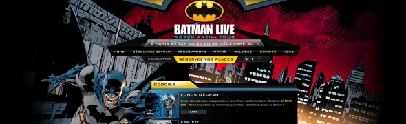 Batman Live : un site et une annulation