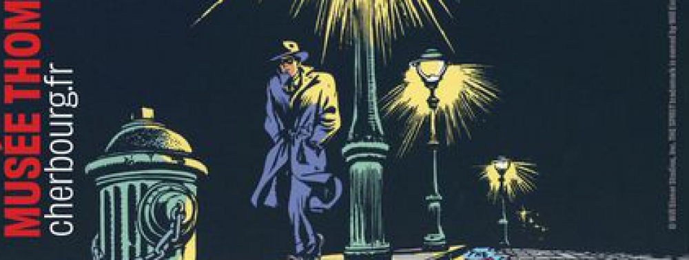 Une affiche pour la biennale du 9e Art sur Will Eisner, maintenue de mai à août 2021 à Cherbourg