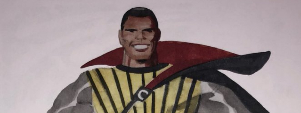 Le premier dessin de Black Panther par Jack Kirby se retrouve sur la toile