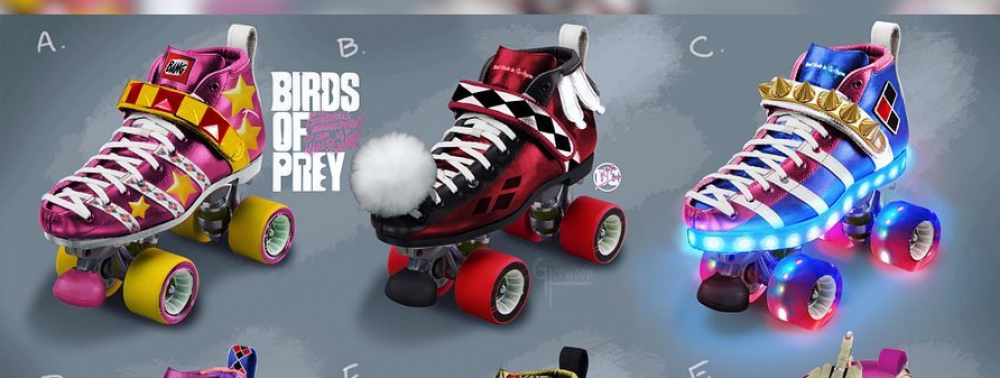 Birds of Prey : des patins à roulettes de toutes les couleurs dans de nouveaux concept-arts
