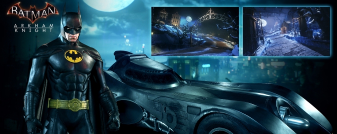 Batman Arkham Knight  : la Batmobile de Tim Burton débarque en vidéo 