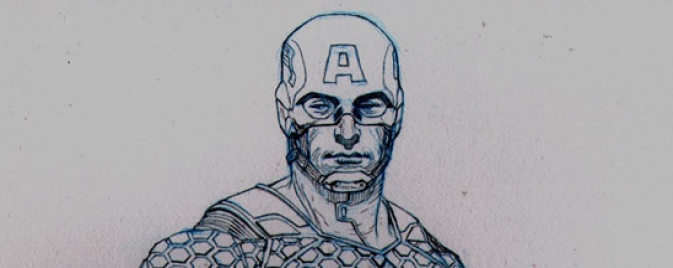 Les ébauches du design de Captain America Marvel Now! révélées