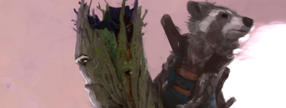 Charlie Wen partage un concept art de Rocket et Groot pour le premier Guardians of the Galaxy