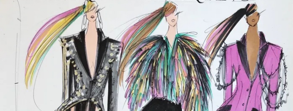 Le couturier Christian Siriano rend hommage à Birds of Prey pour la Fashion Week de New York