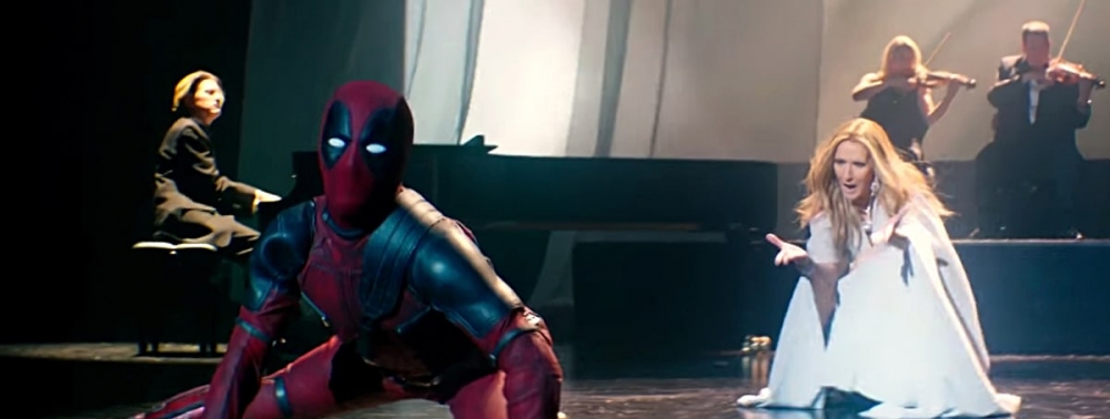 Découvrez les coulisses du clip de Deadpool 2 avec Céline Dion