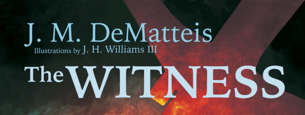 J.M. DeMatteis au travail sur un projet avec J.H. Williams III : The Witness
