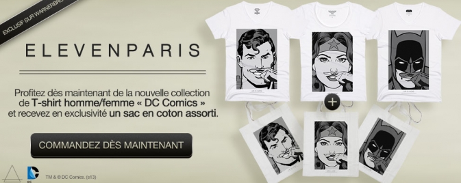 Eleven Paris lance une collection limitée de T-Shirts DC Comics dès demain