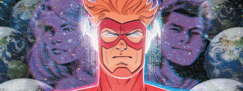 Wally West récupère les pouvoirs d'un dieu dans les pages de Flash Forward #6