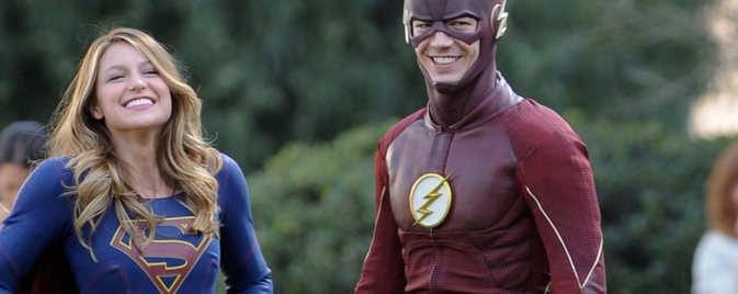 Des photos de tournage pour le crossover entre The Flash et Supergirl