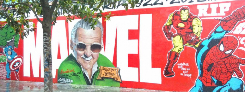 Une fresque murale en hommage à Stan Lee à Paris