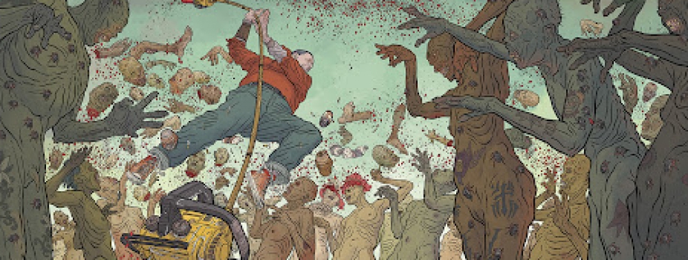 Geof Darrow au travail sur une nouvelle mini-série Shaolin Cowboy (pour mars 2022)