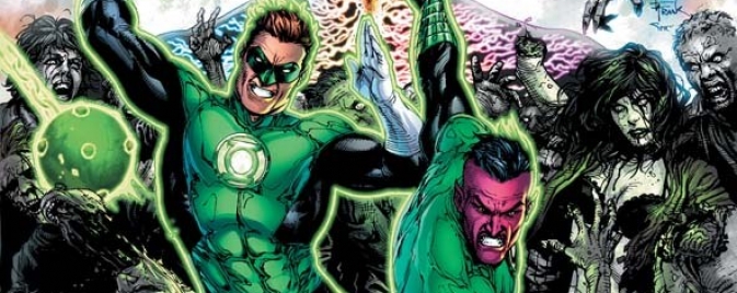 Les couvertures des titres Green Lantern en Mars