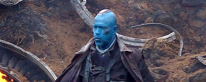 Michael Rooker sur le tournage de Guardians of the Galaxy