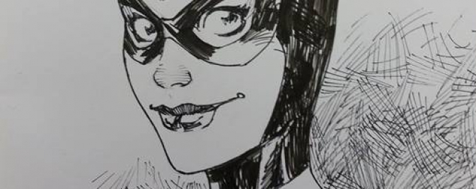 DC a glissé des sketch variants complétées dans les polybags de Harley's Little Black Book