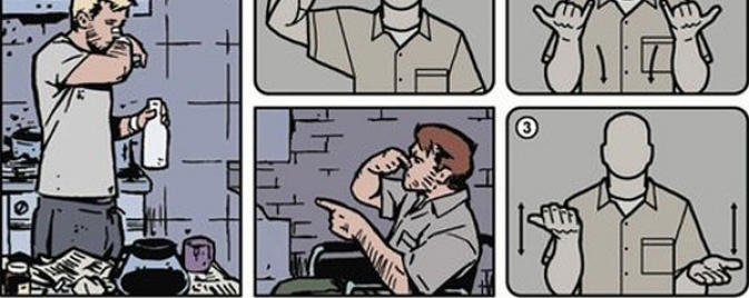 SDCC 2014 : Hawkeye de retour avec un comics en langue des signes