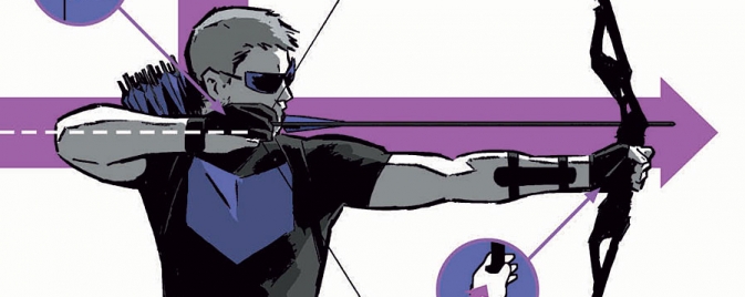 La réalisation d'une page de Hawkeye étape par étape, par David Aja