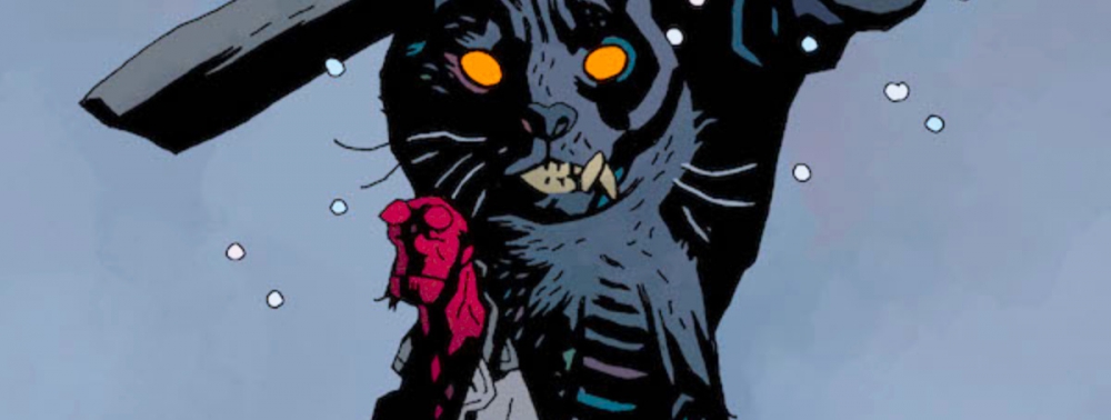 Hellboy part affronter un chat géant du folklore islandais dans Hellboy Winter Special: The Yule Cat