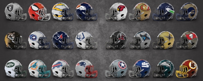 Les logos et les casques des équipes NFL redessinés à la sauce Marvel