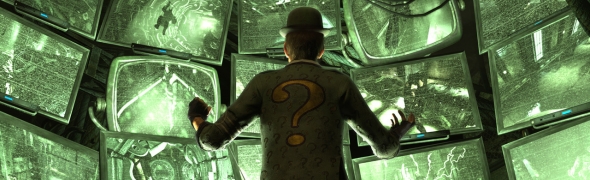 L'Homme-Mystère fait tourner la tête de Batman dans Batman : Arkham City