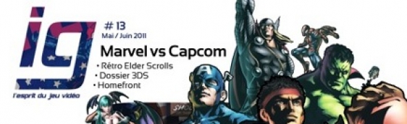 Marvel VS Capcom 3 en couverture d'IG Magazine