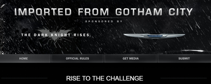 Chrysler lance un concours de montage Dark Knight Rises