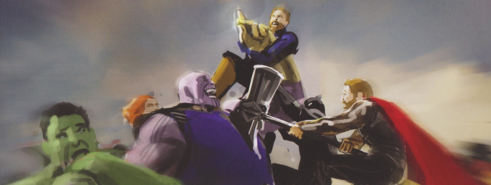 Les concept-arts d'Avengers : Infinity War révèlent un affrontement avec Thanos légèrement différent du montage final