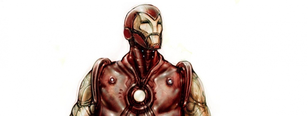 Le premier concept art du costume d'Iron Man se montre avec des années de retard