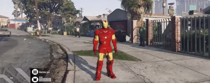 Iron Man veille sur les rues de Los Santos