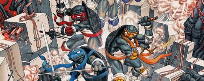 TMNT : une série de statuettes créée à partir d'un magnifique dessin de James Jean