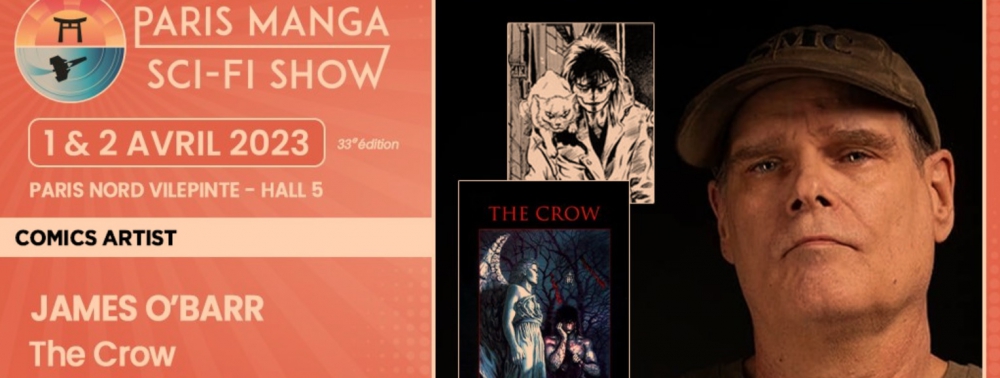 James O'Barr (The Crow) invité comics de la 33e édition du Paris Manga & Sci-Fi Show