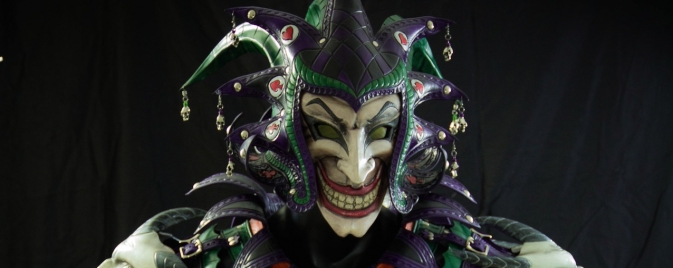 Le Joker en armure médiévale