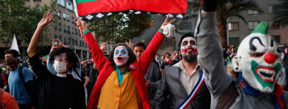 Toujours plus de Joker dans les manifestations aux quatre coins du monde (et à Paris)