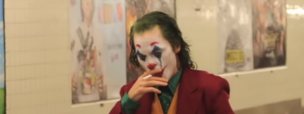 Joaquin Phoenix s'en grille une petite sur le tournage de Joker