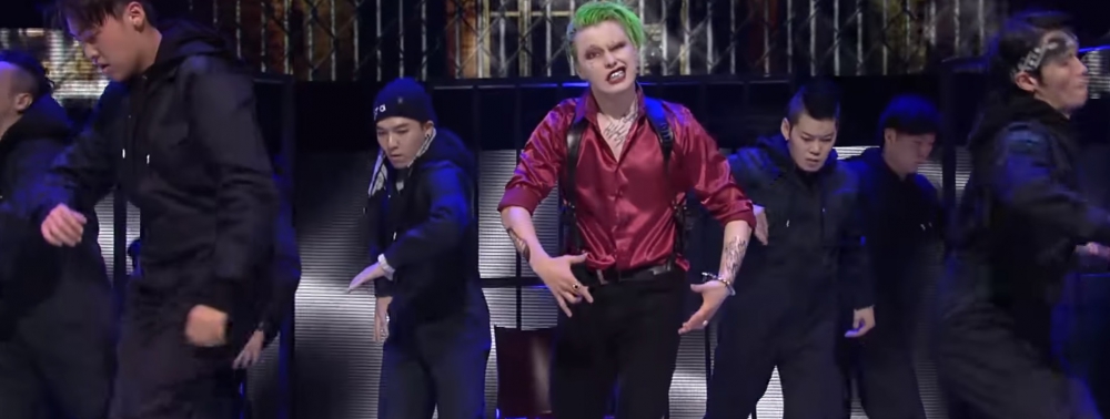 Le Joker danse pour une émission de télé coréenne