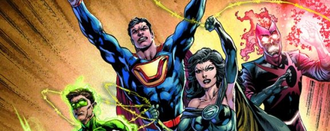 Une page de Justice League #24 par Ivan Reis