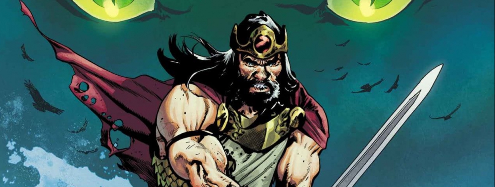 Jason Aaron et Mahmud Asrar au travail sur une série King Conan pour décembre 2021