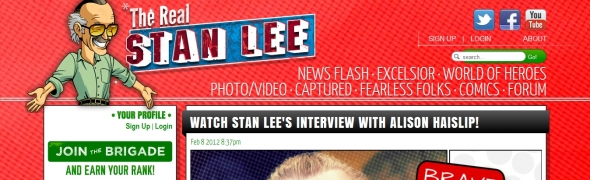 Stan Lee lance son site Internet
