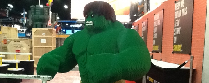 Un premier aperçu du stand Lego à la San Diego Comic Con