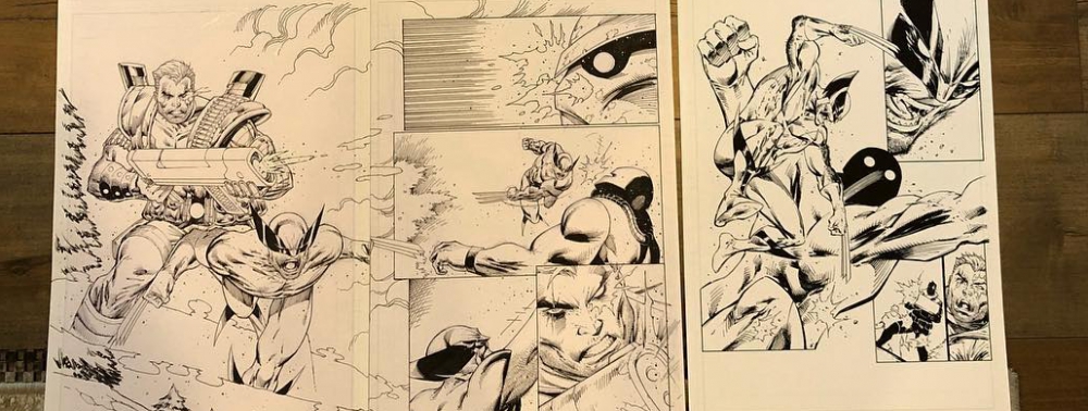 Rob Liefeld aime toujours les gros flingues dans les nouvelles planches de Deadpool : Badder Blood