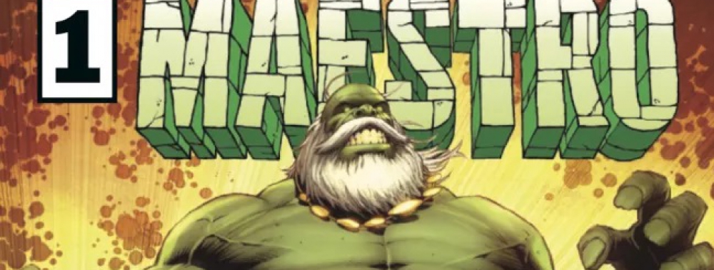 Le Hulk du futur élève ses enfants dans les premières pages de Maestro #1
