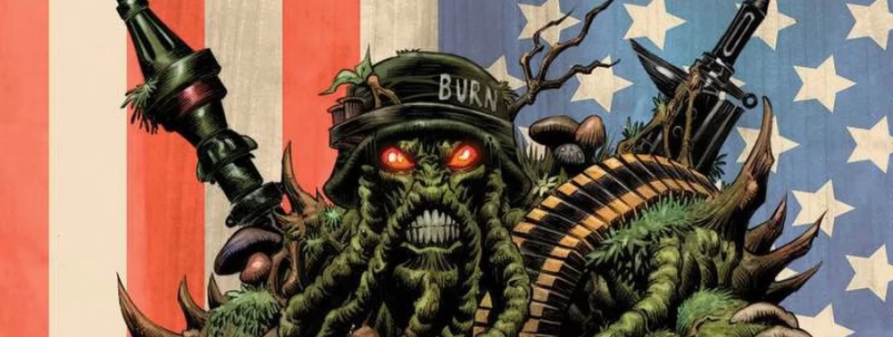 Marvel prépare un Man-Thing avec des flingues dans Weapon Plus : World War IV #1